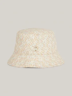Czapki I Szaliki*Tommy Hilfiger Kapelusz Rybacki TH Monogram Z Plakietką CALICO