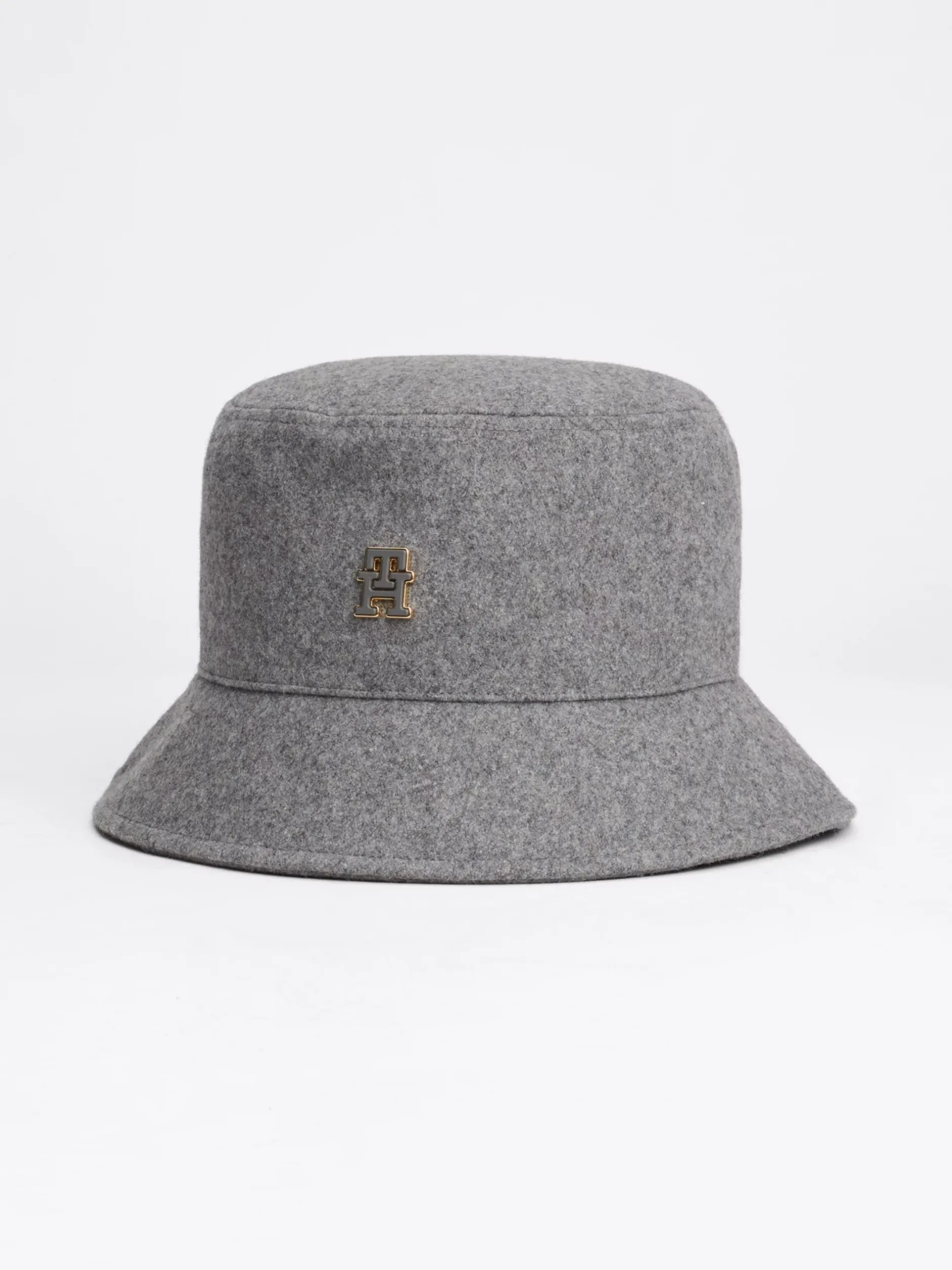 Czapki I Szaliki*Tommy Hilfiger Kapelusz Rybacki TH Monogram MID GREY MELANGE