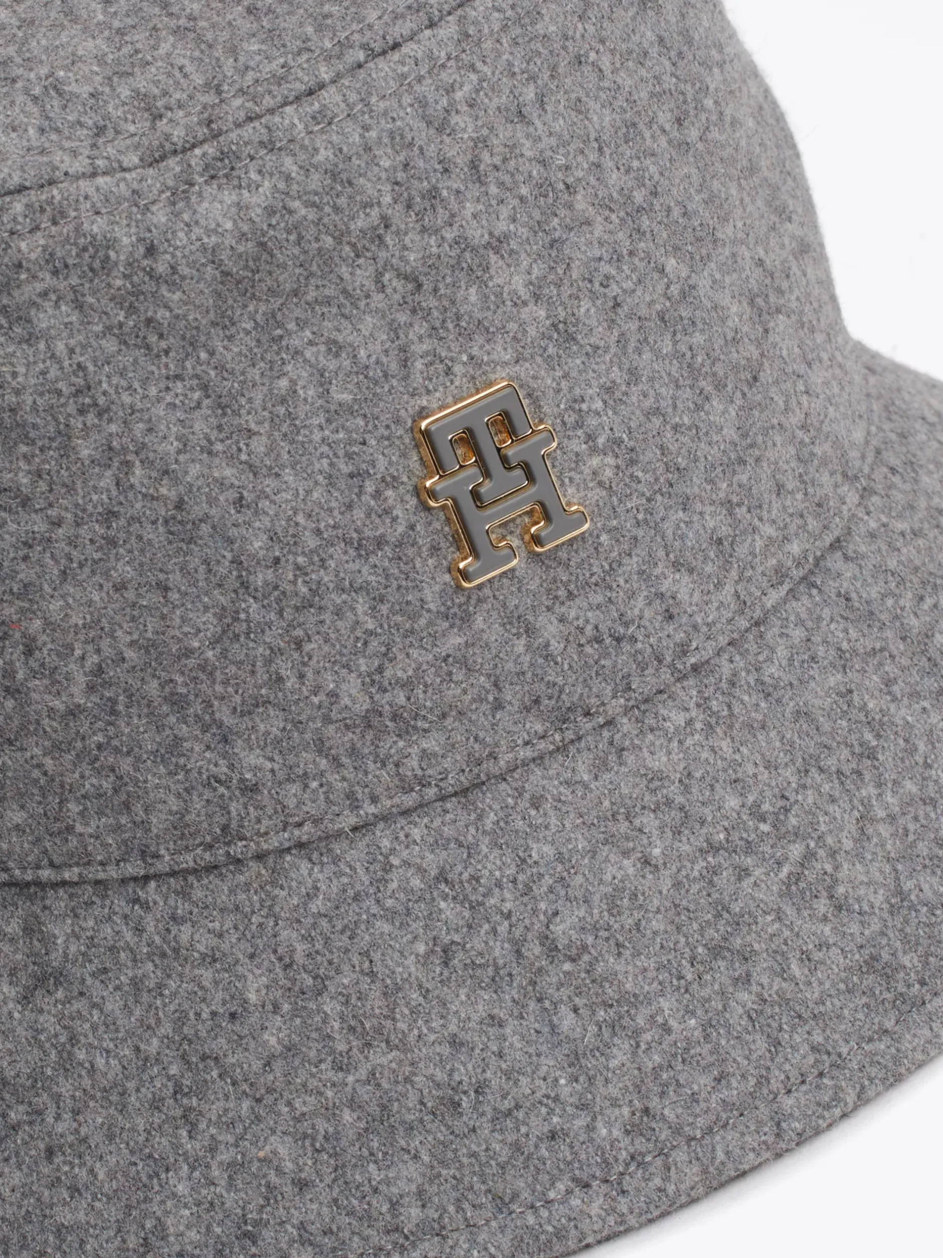 Czapki I Szaliki*Tommy Hilfiger Kapelusz Rybacki TH Monogram MID GREY MELANGE