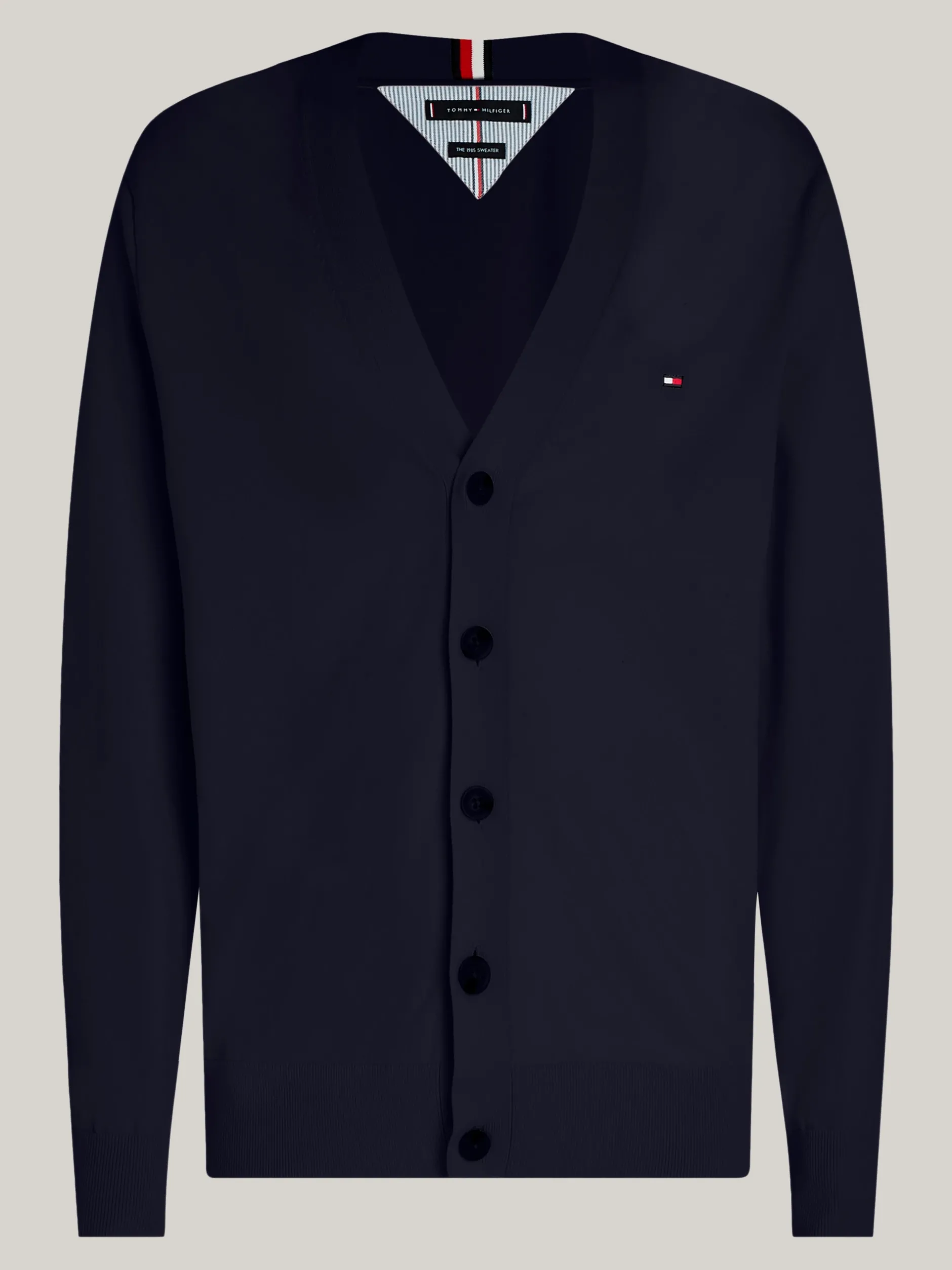 Kardigany|Dzianina*Tommy Hilfiger Kardigan 1985 Collection Z Dekoltem W Szpic DESERT SKY