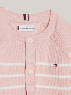 Dziewczynki|Chłopcy*Tommy Hilfiger Kardigan I Joggery W Opakowaniu Podarunkowym SOFT ROSE STRIPE