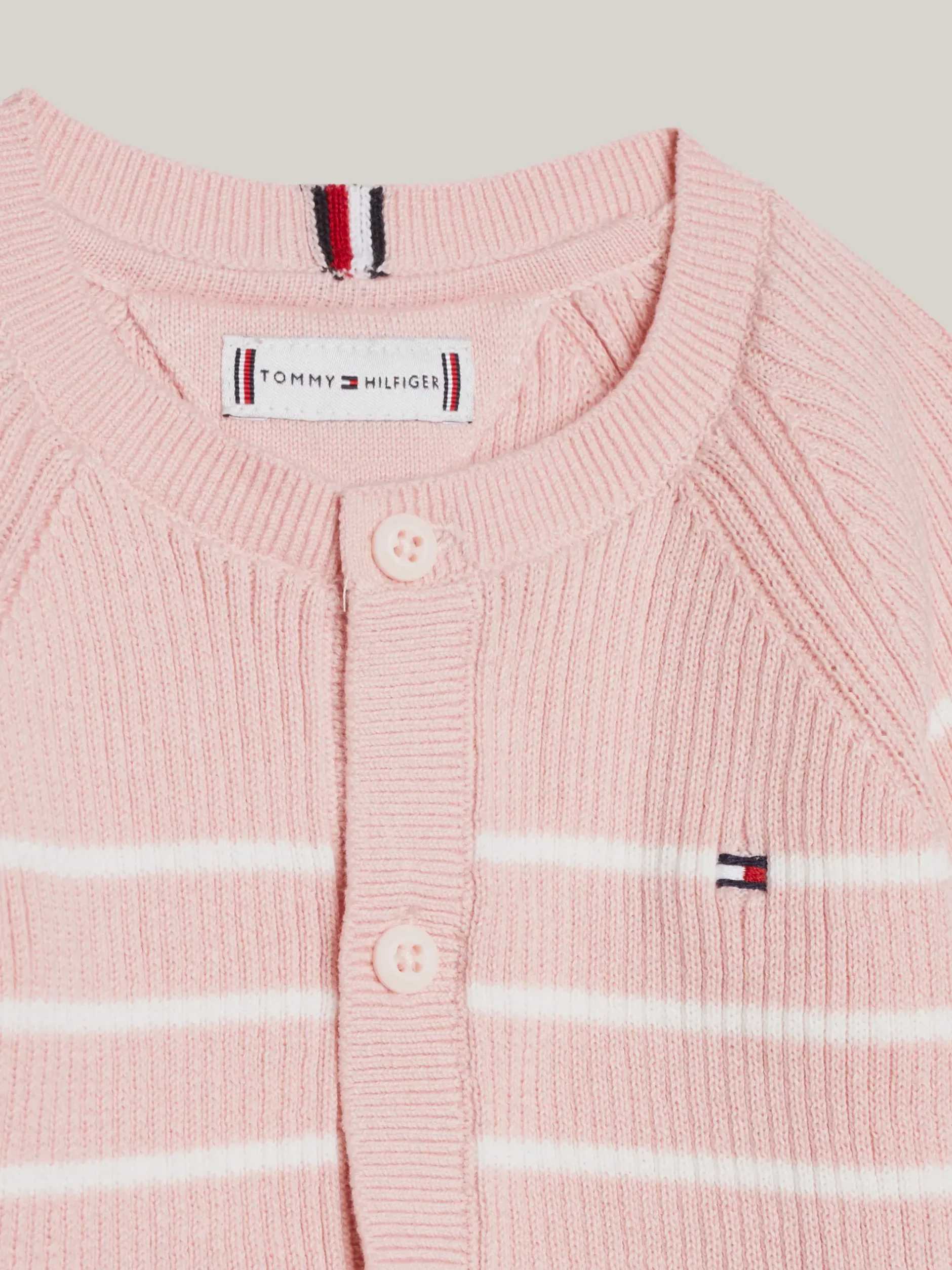 Dziewczynki|Chłopcy*Tommy Hilfiger Kardigan I Joggery W Opakowaniu Podarunkowym SOFT ROSE STRIPE