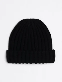 Czapki|Czapki I Szaliki*Tommy Hilfiger Kaszmirowa Czapka Typu Beanie BLACK
