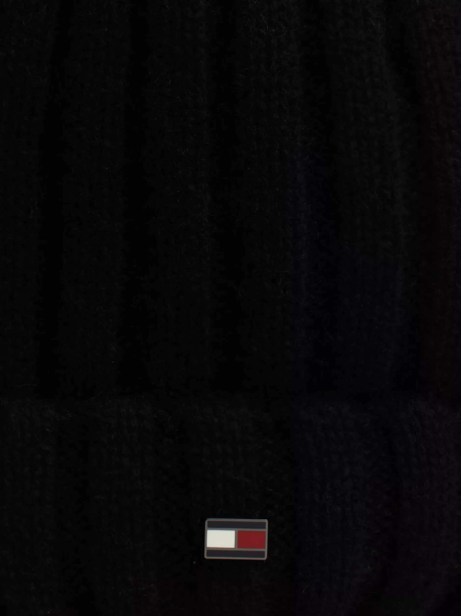 Czapki|Czapki I Szaliki*Tommy Hilfiger Kaszmirowa Czapka Typu Beanie BLACK