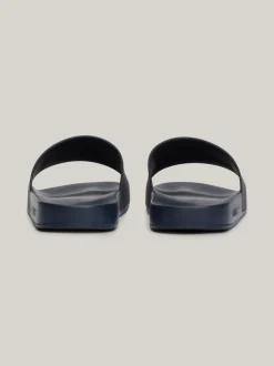 Sandały*Tommy Hilfiger Klapki Basenowe Z Naszywką DARK NIGHT NAVY