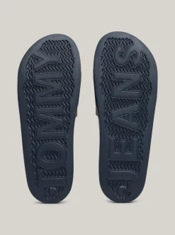 Sandały*Tommy Hilfiger Klapki Basenowe Z Naszywką DARK NIGHT NAVY