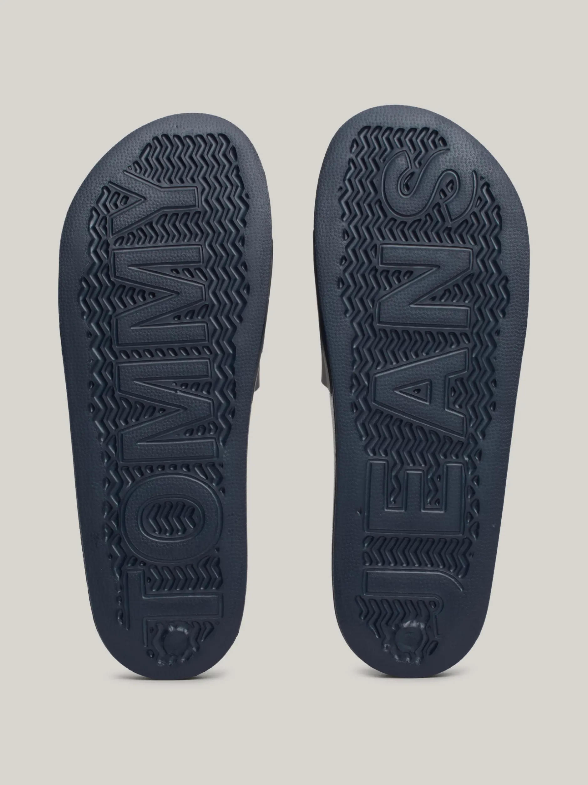 Sandały*Tommy Hilfiger Klapki Basenowe Z Naszywką DARK NIGHT NAVY