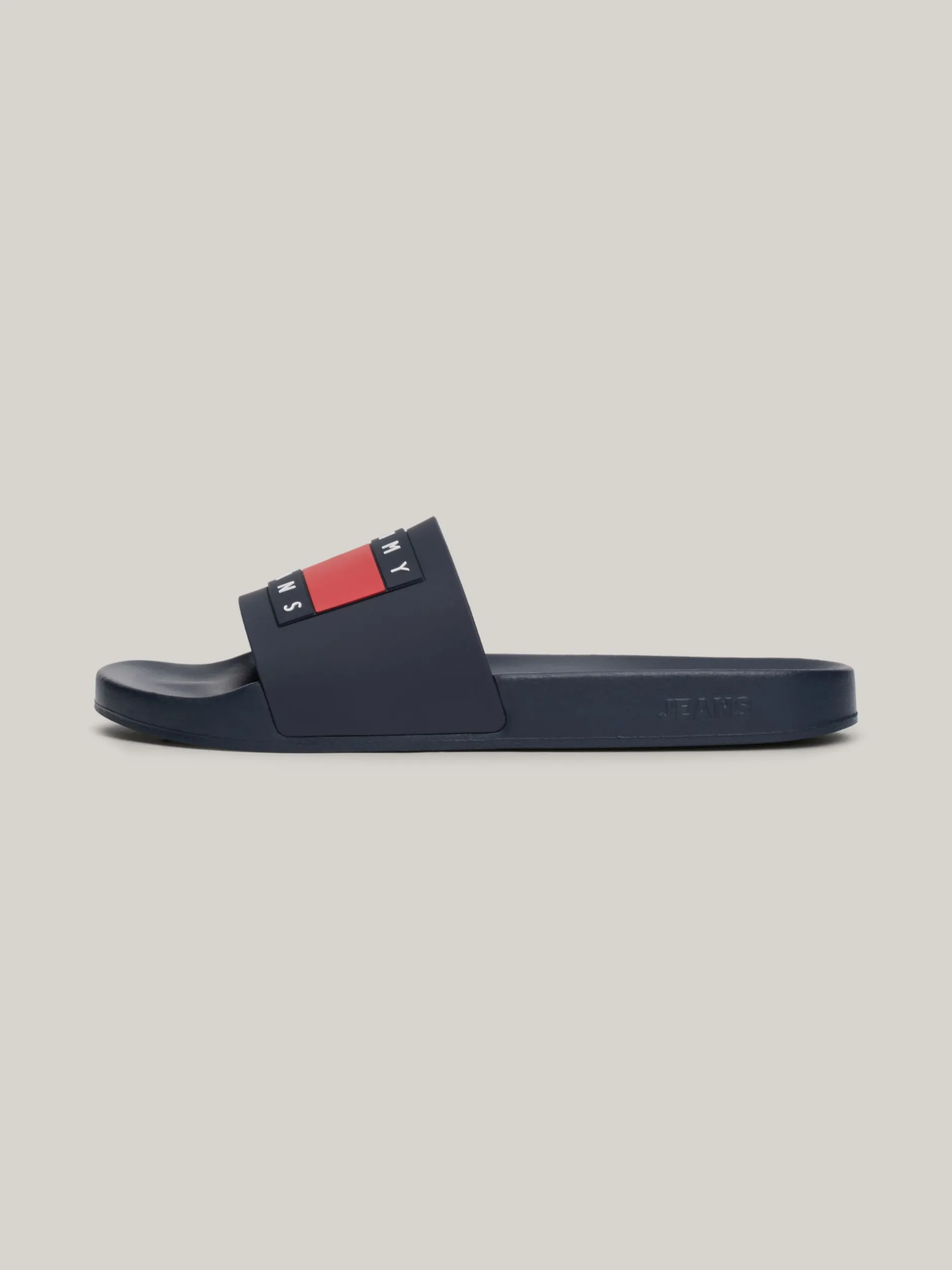 Sandały*Tommy Hilfiger Klapki Basenowe Z Naszywką DARK NIGHT NAVY