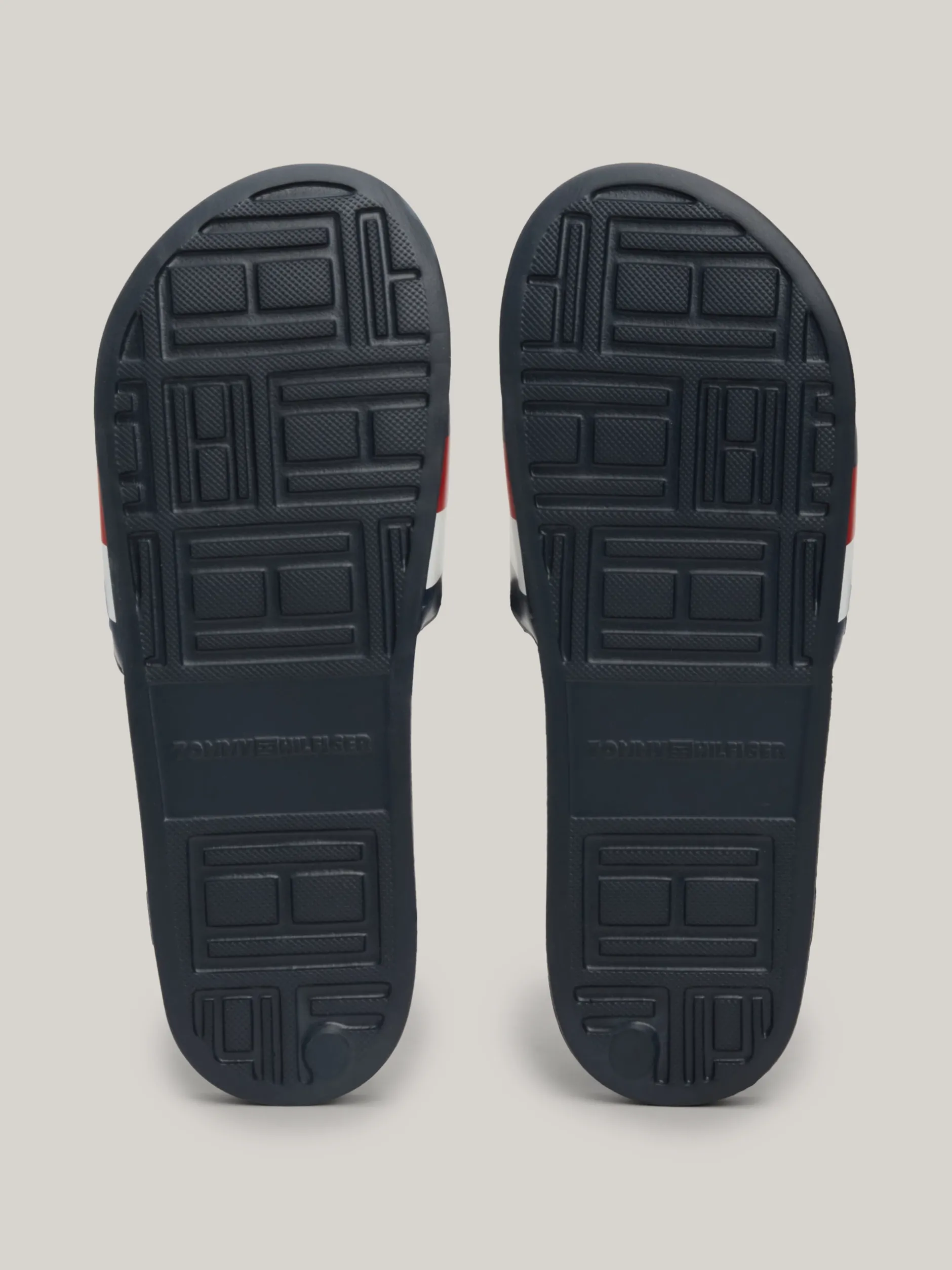 Sandały I Japonki*Tommy Hilfiger Klapki Basenowe Z Paskiem Z Logo DESERT SKY