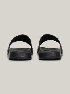 Obuwie I Akcesoria*Tommy Hilfiger Klapki Basenowe Z Półokrągłym Logo BLACK