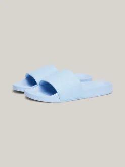 Sandały*Tommy Hilfiger Klapki Kąpielowe Z Monogramem TH VESSEL BLUE