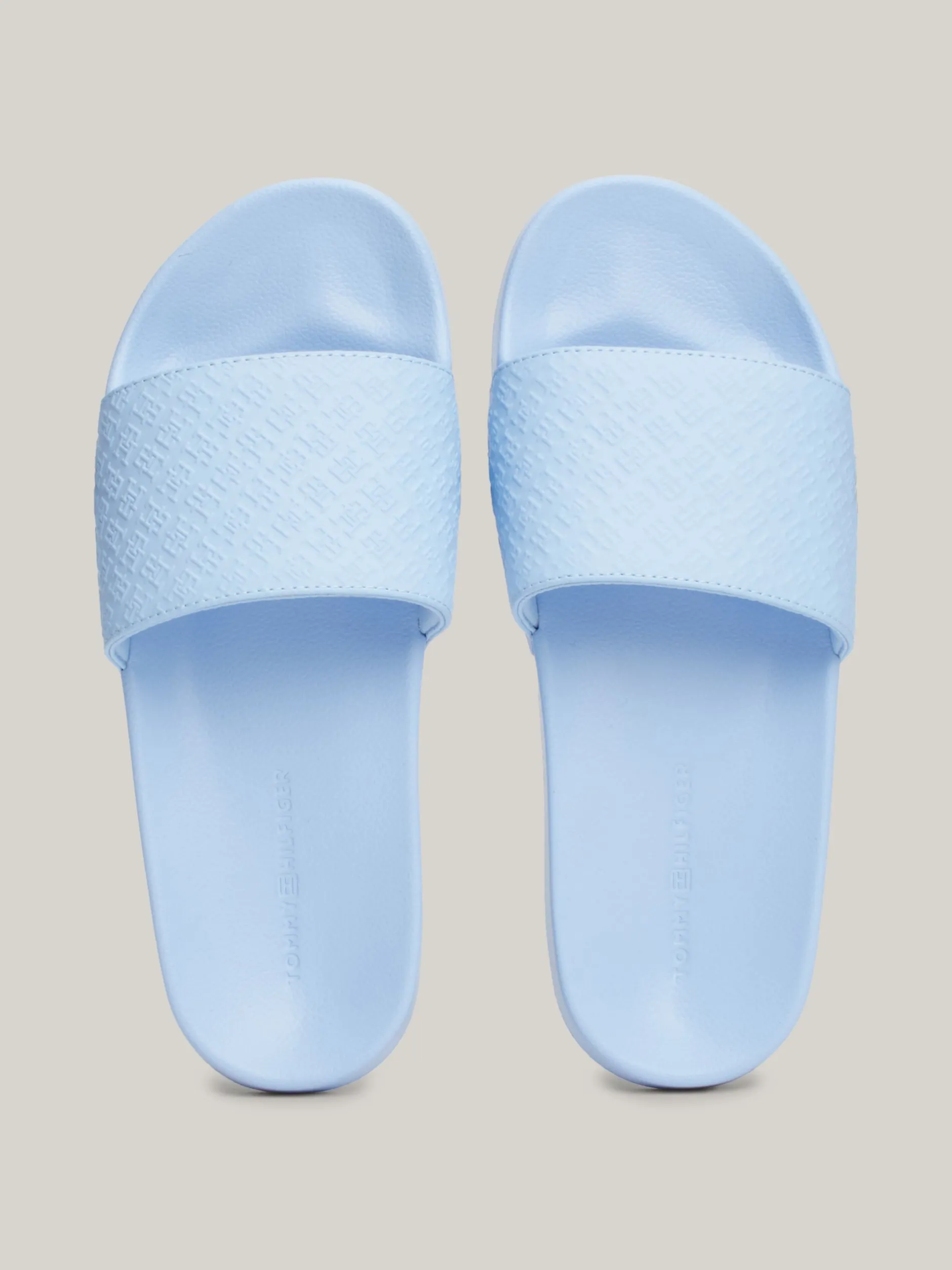 Sandały*Tommy Hilfiger Klapki Kąpielowe Z Monogramem TH VESSEL BLUE