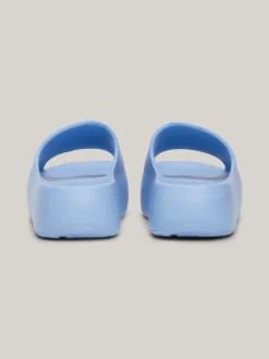 Sandały*Tommy Hilfiger Klapki Na Grubej Platformie Z Logo WESTSIDE BLUE