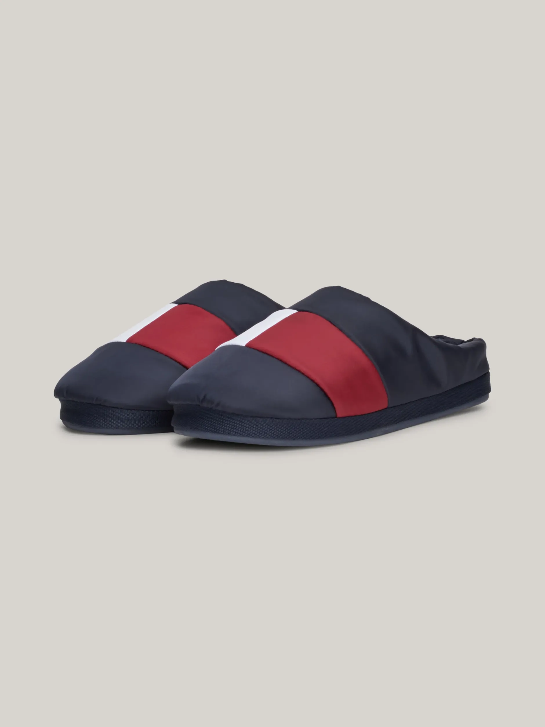 Buty Casual*Tommy Hilfiger Klapki Z Blokami Kolorów DESERT SKY