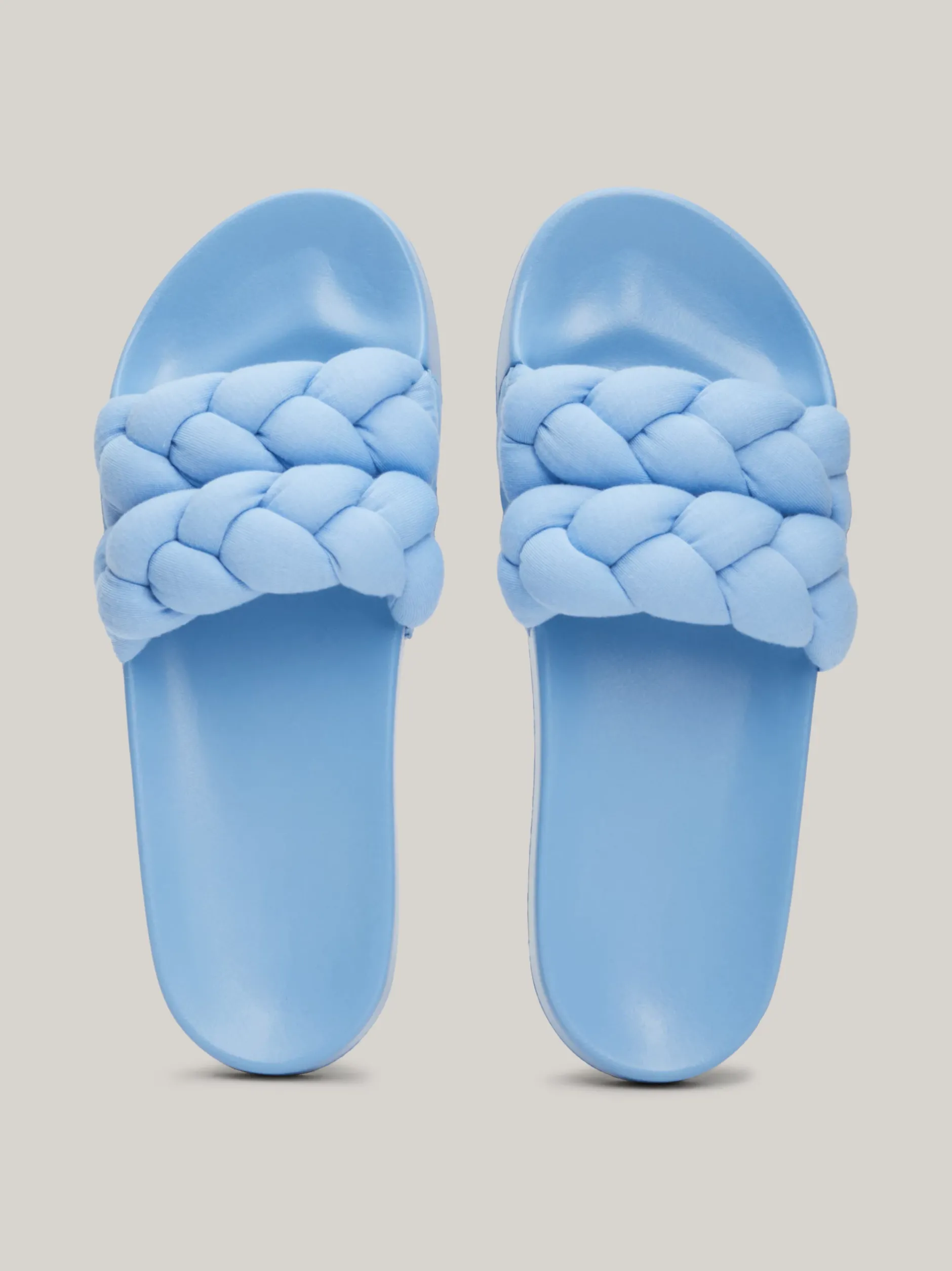 Sandały*Tommy Hilfiger Klapki Z Plecionym Paskiem WESTSIDE BLUE