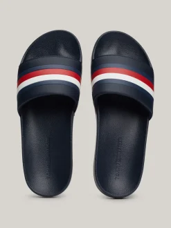 Sandały I Japonki*Tommy Hilfiger Klapki Z Sygnowaną Wstawką DESERT SKY