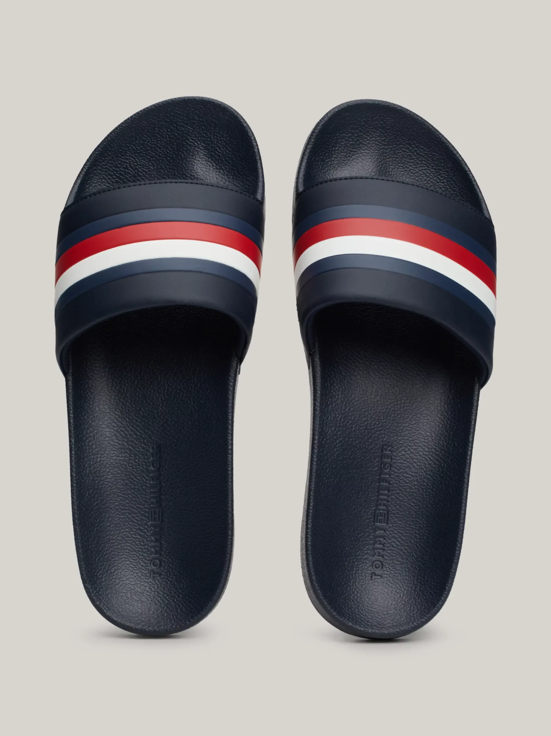 Sandały I Japonki*Tommy Hilfiger Klapki Z Sygnowaną Wstawką DESERT SKY