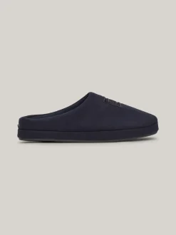 Buty Casual*Tommy Hilfiger Klapki Z Wyhaftowaną Flagą DESERT SKY