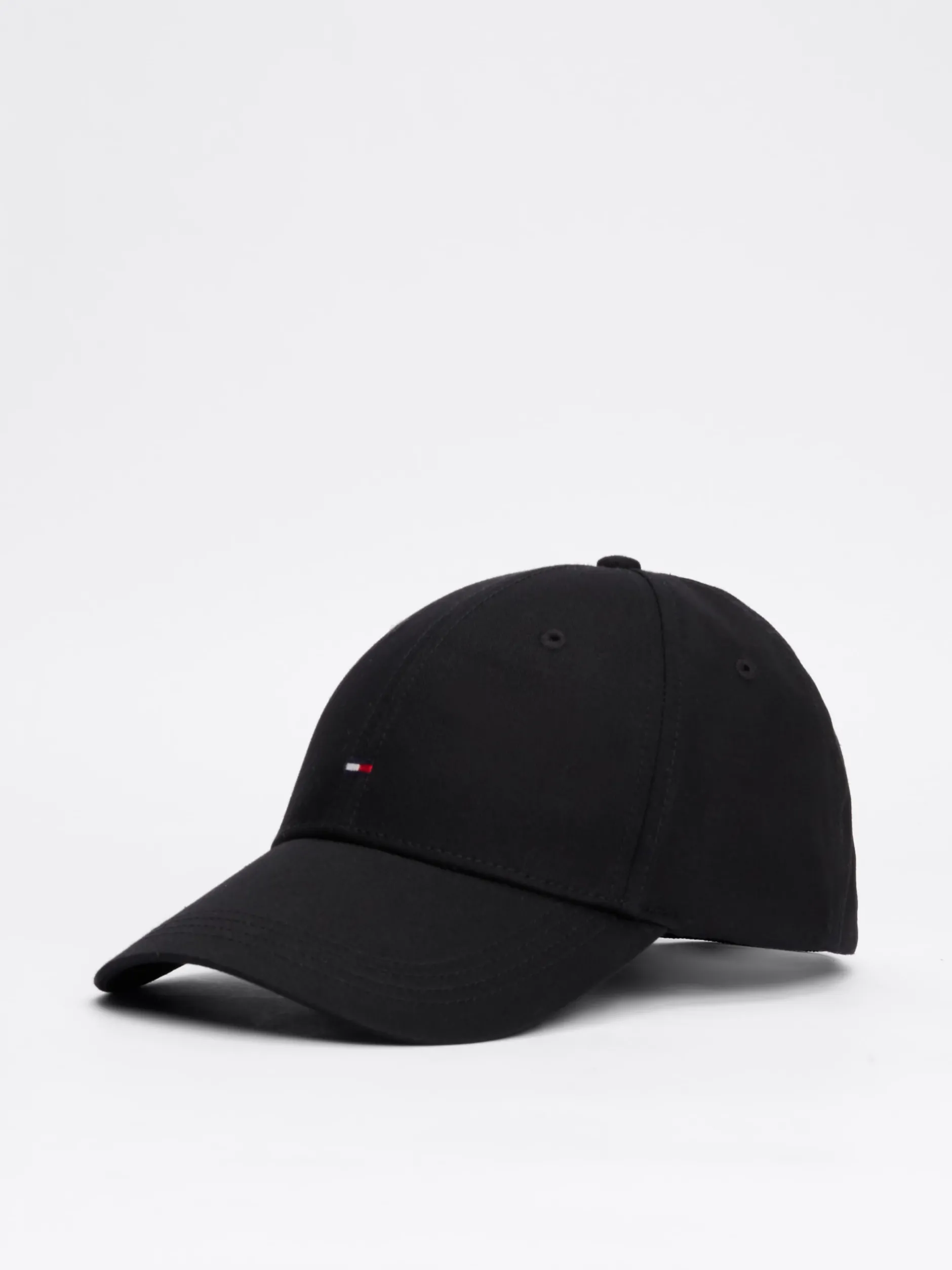 Czapki Z Daszkiem|Czapki I Szaliki*Tommy Hilfiger Klasyczna Bejsbolówka FLAG BLACK