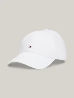 Czapki Z Daszkiem|Czapki I Szaliki*Tommy Hilfiger Klasyczna Bejsbolówka CLASSIC WHITE