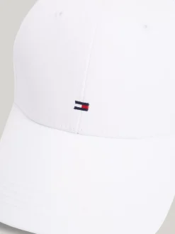 Czapki Z Daszkiem|Czapki I Szaliki*Tommy Hilfiger Klasyczna Bejsbolówka CLASSIC WHITE