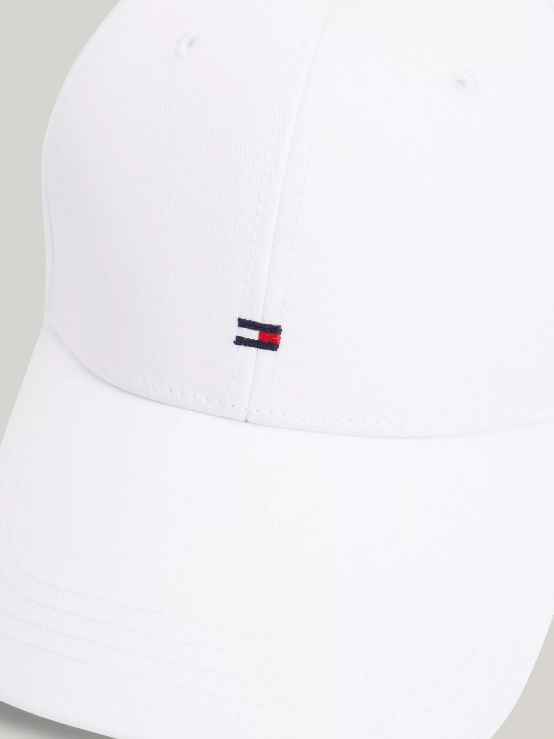 Czapki Z Daszkiem|Czapki I Szaliki*Tommy Hilfiger Klasyczna Bejsbolówka CLASSIC WHITE