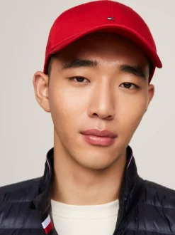 Czapki Z Daszkiem|Czapki I Szaliki*Tommy Hilfiger Klasyczna Bejsbolówka APPLE RED