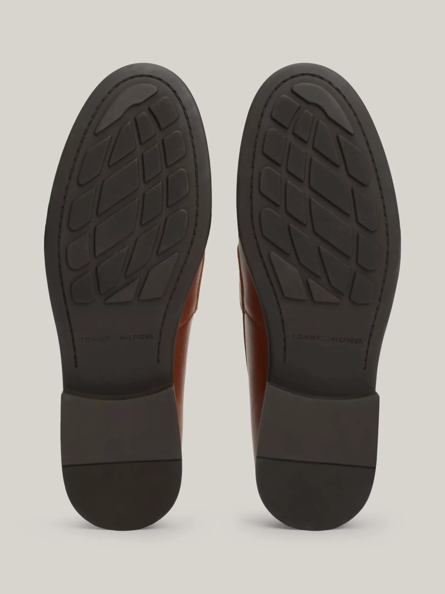 Mokasyny & Loafers|Płaskie Buty*Tommy Hilfiger Klasyczne Skórzane Mokasyny Z Flagą BROWN SUEDE