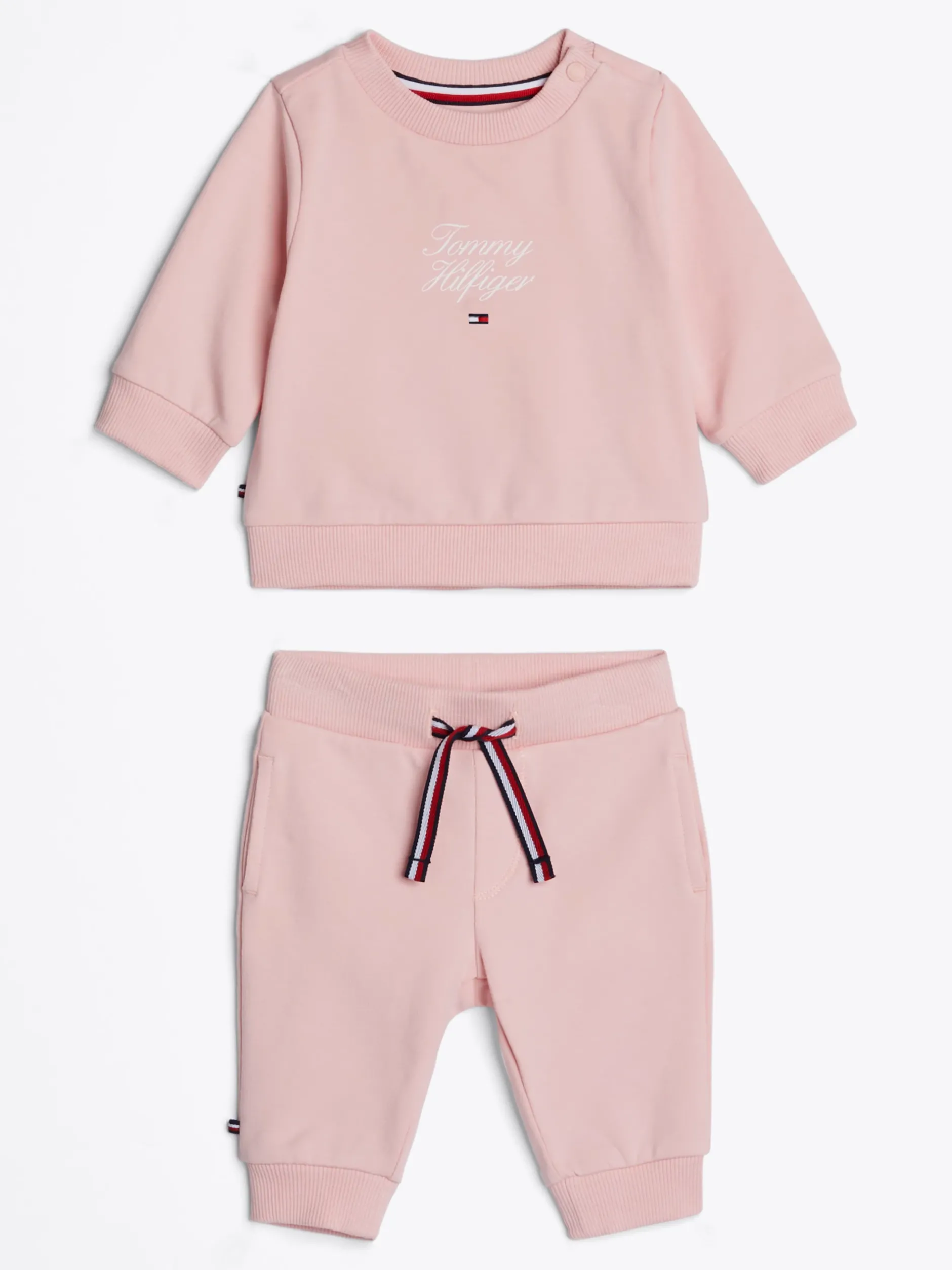 Dziewczynki|Chłopcy*Tommy Hilfiger Komplet Z Bluzą I Joggerami Z Logo SOFT ROSE