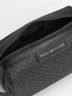 Kosmetyczki*Tommy Hilfiger Kosmetyczka W Monogram TH BLACK