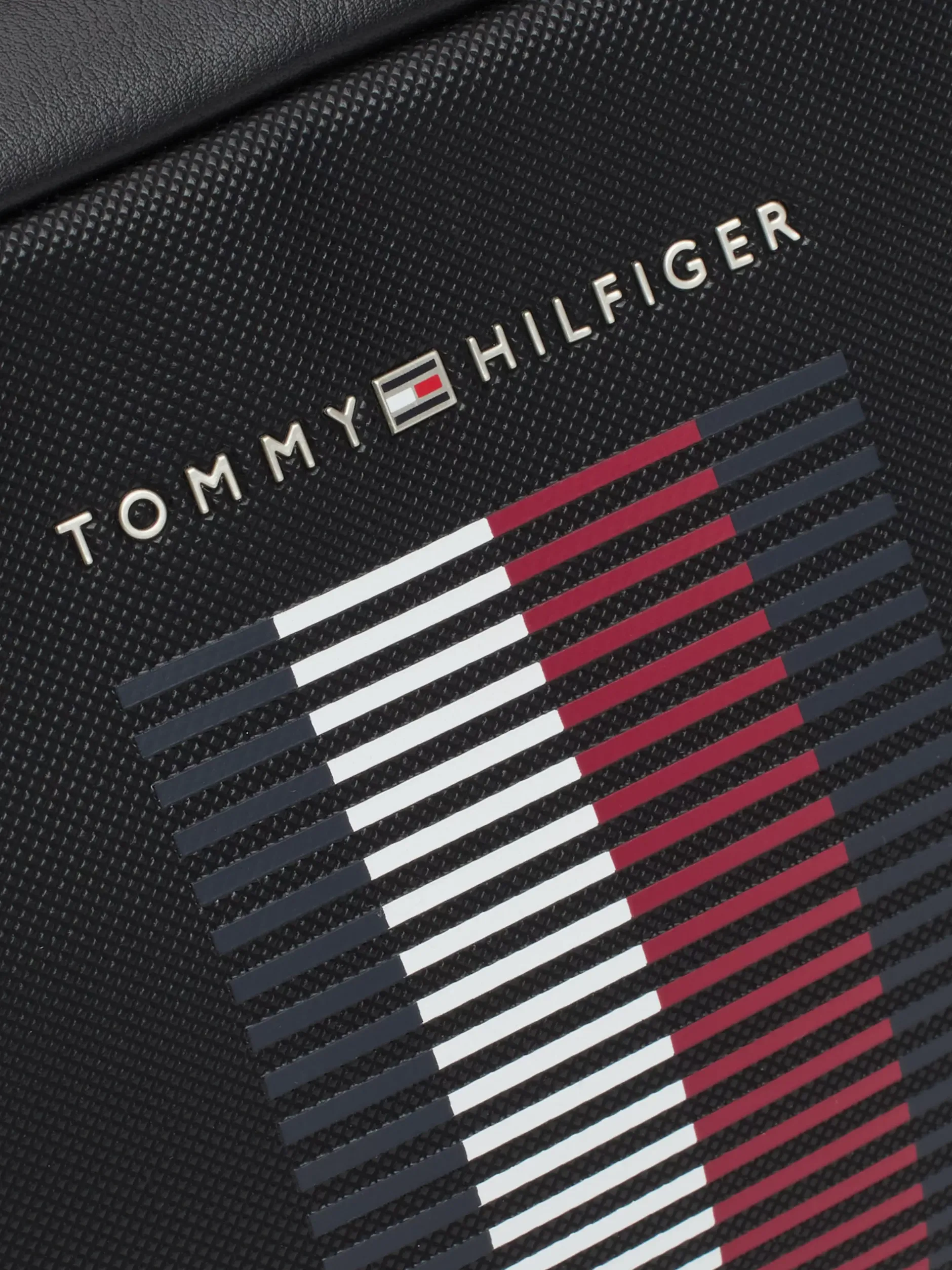 Kosmetyczki*Tommy Hilfiger Kosmetyczka Z Fakturą Piki BLACK