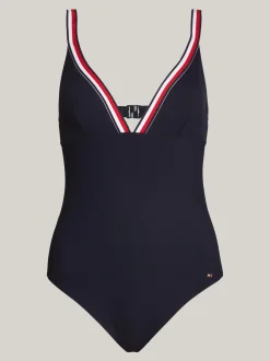 Stroje Kąpielowe*Tommy Hilfiger Kostium Kąpielowy Z Poduszkami DESERT SKY