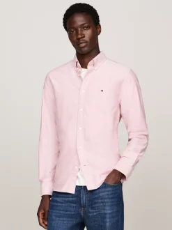 Koszule*Tommy Hilfiger Koszula Heritage Z Bawełny Oxford HERITAGE PINK
