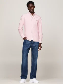 Koszule*Tommy Hilfiger Koszula Heritage Z Bawełny Oxford HERITAGE PINK