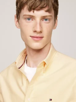Koszule*Tommy Hilfiger Koszula Heritage Z Bawełny Oxford YELLOW DAISY