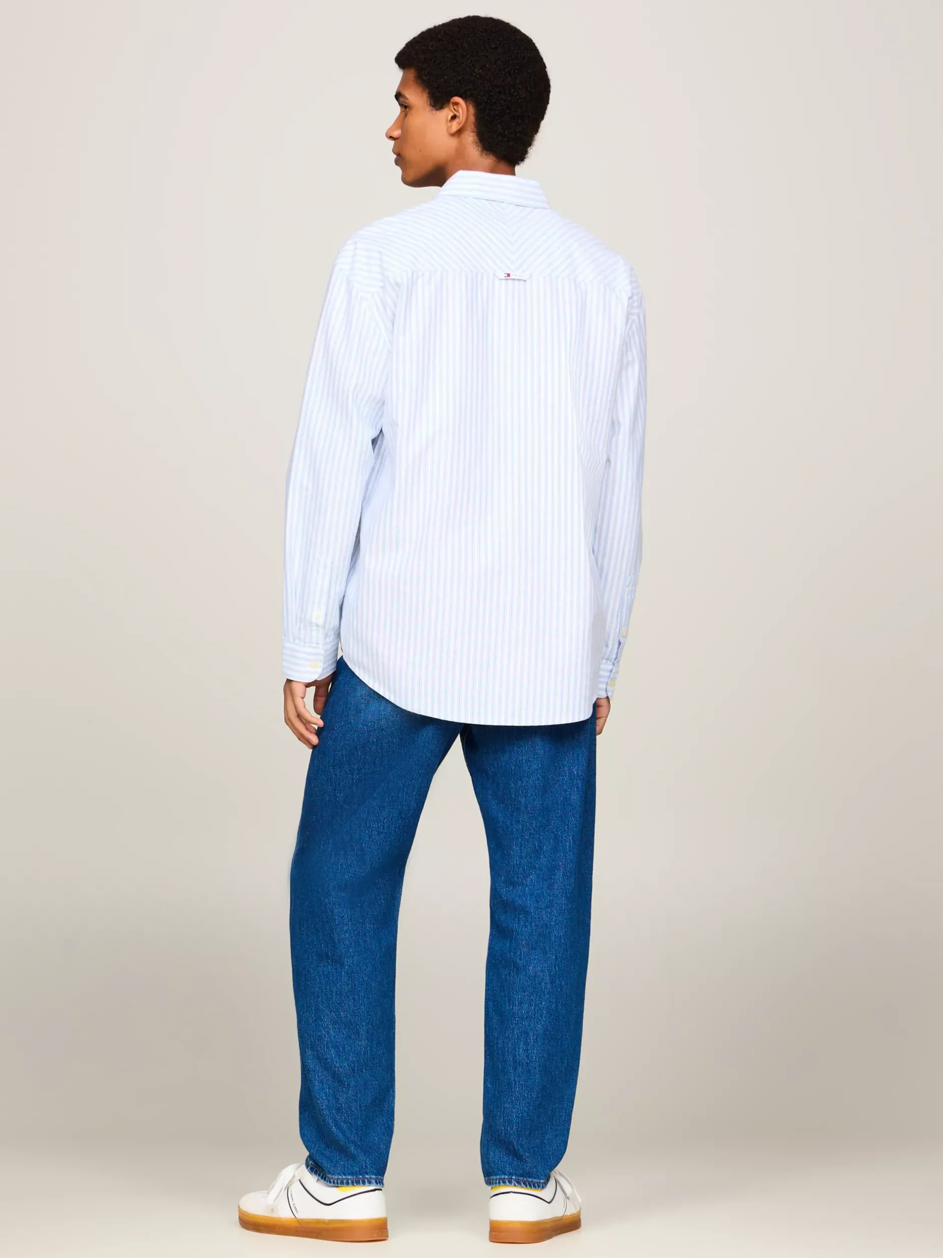 Koszule*Tommy Hilfiger Koszula O Regularnym Kroju W Paski COASTAL COBALT STRIPE