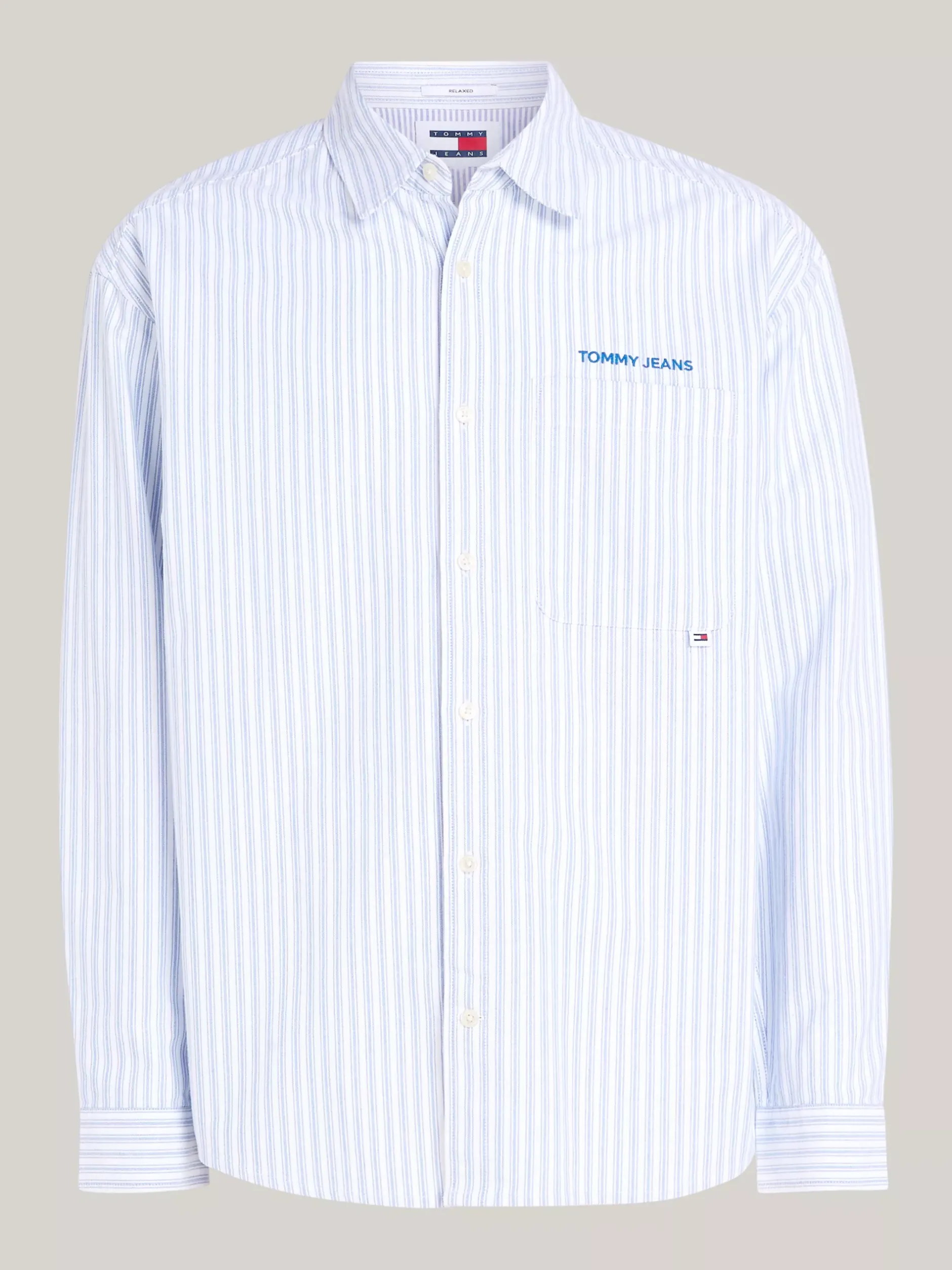 Koszule*Tommy Hilfiger Koszula O Regularnym Kroju W Paski COASTAL COBALT STRIPE