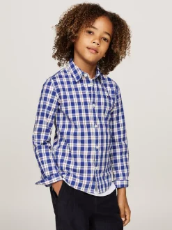 Koszule*Tommy Hilfiger Koszula O Regularnym Kroju W Kratę RED BUFFALO CHECK