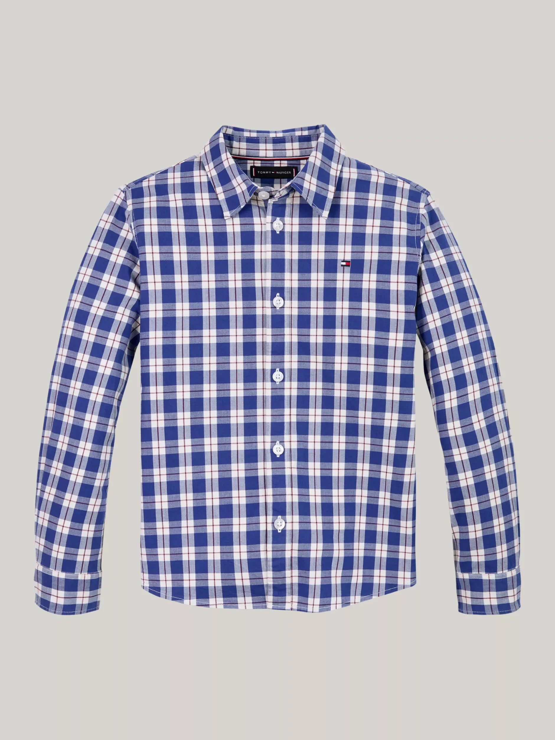 Koszule*Tommy Hilfiger Koszula O Regularnym Kroju W Kratę RED BUFFALO CHECK