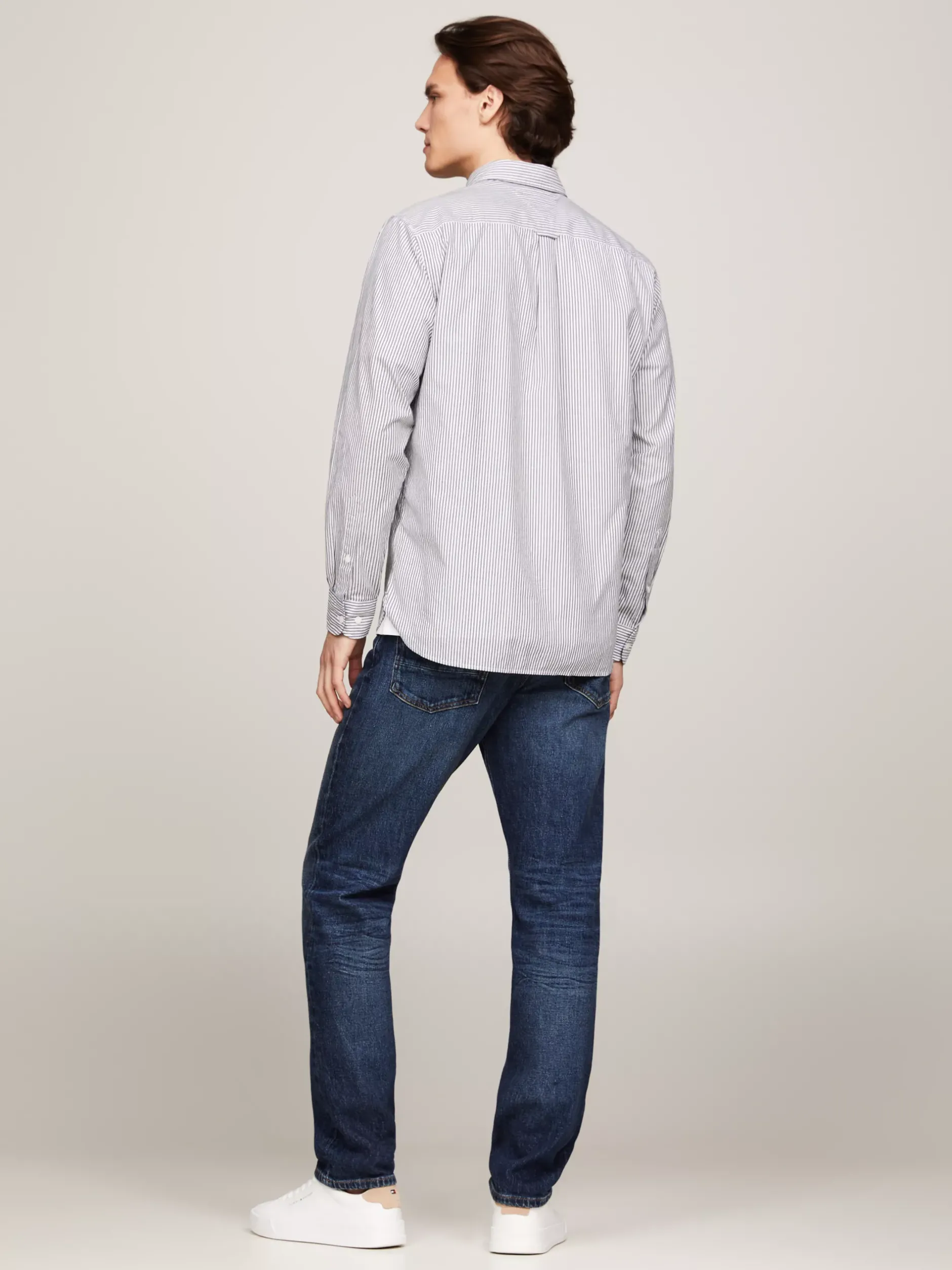 Koszule*Tommy Hilfiger Koszula O Regularnym Kroju DESERT SKY / OPTIC WHITE