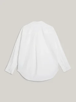 Koszule & Bluzki*Tommy Hilfiger Koszula Oversize Z Kolekcji Adaptive TH OPTIC WHITE