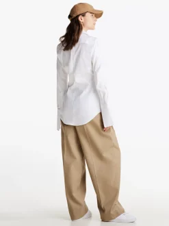 Koszule & Bluzki*Tommy Hilfiger Koszula Oxford O Regularnym Kroju WHITE