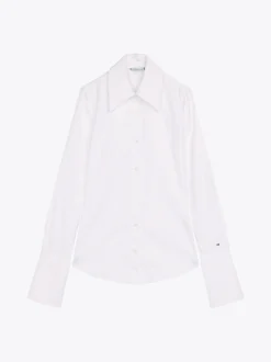 Koszule & Bluzki*Tommy Hilfiger Koszula Oxford O Regularnym Kroju WHITE