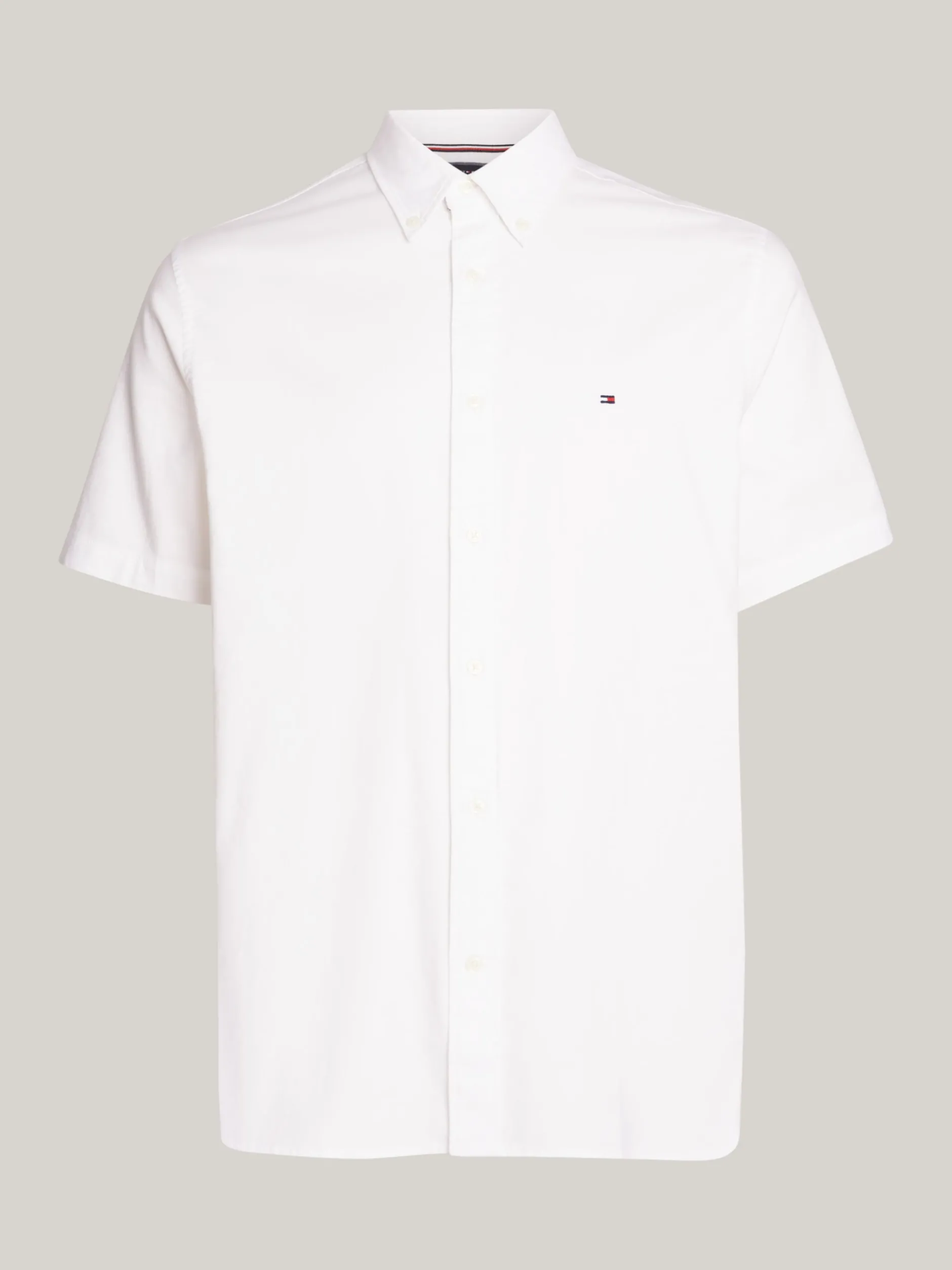 Koszule*Tommy Hilfiger Koszula Oxford TH Flex Z Kolekcji 1985 WHITE