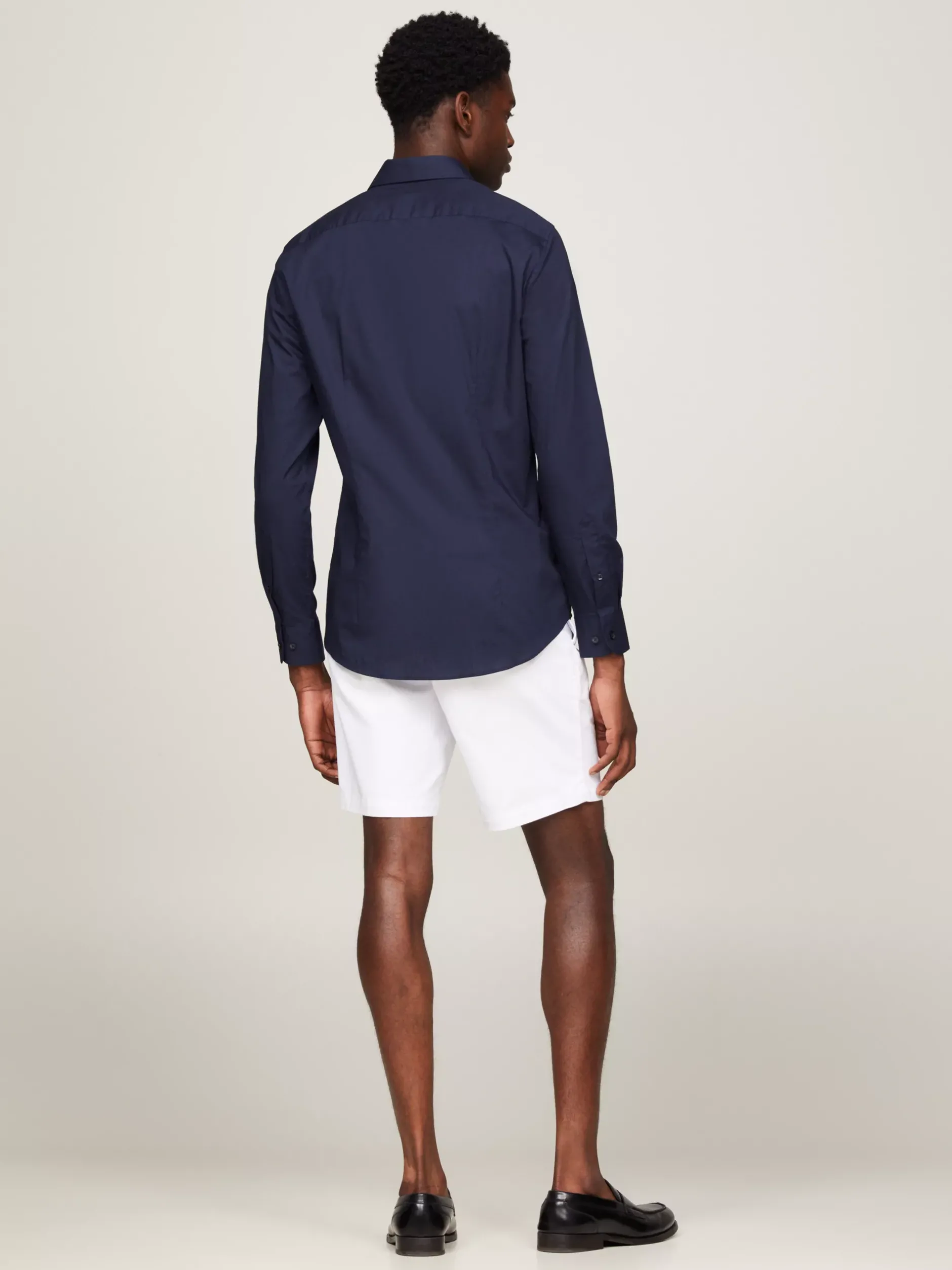 Koszule*Tommy Hilfiger Koszula Popelinowa TH Flex NAVY BLAZER