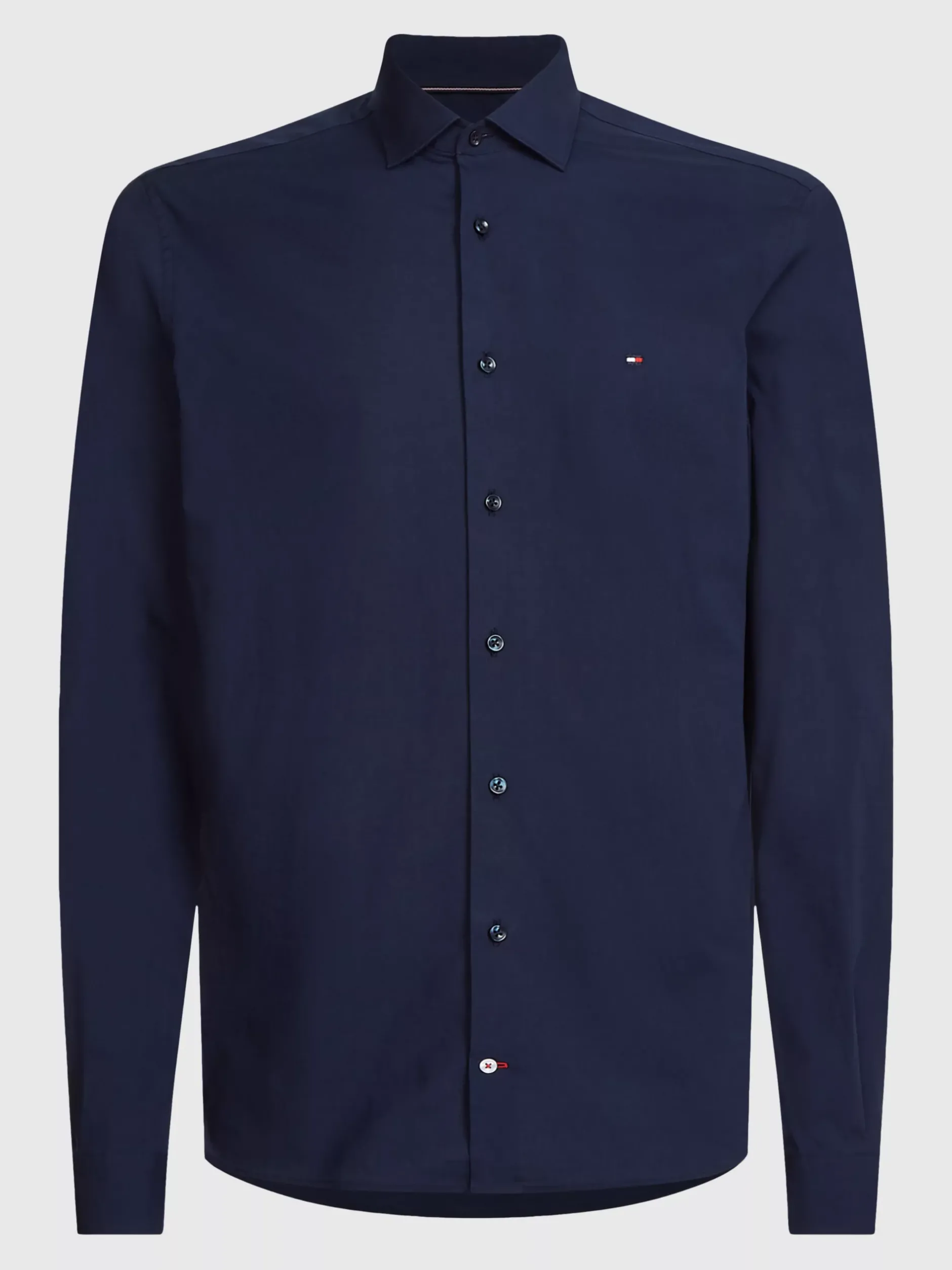 Koszule*Tommy Hilfiger Koszula Popelinowa TH Flex NAVY BLAZER