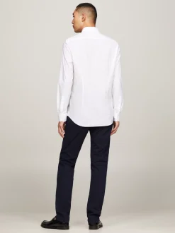 Koszule*Tommy Hilfiger Koszula Popelinowa TH Flex BRIGHT WHITE