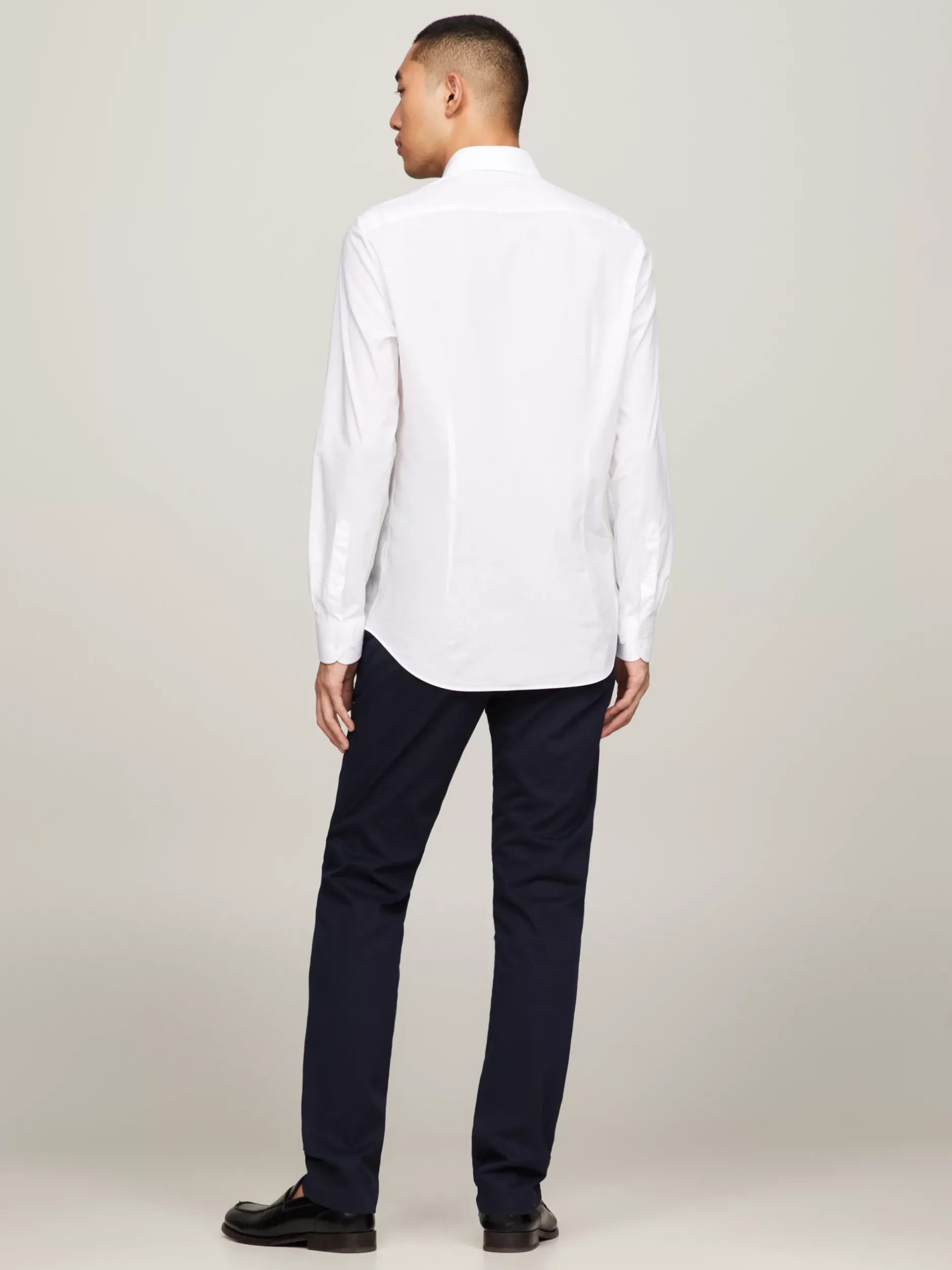 Koszule*Tommy Hilfiger Koszula Popelinowa TH Flex BRIGHT WHITE