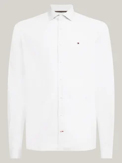Koszule*Tommy Hilfiger Koszula Popelinowa TH Flex BRIGHT WHITE