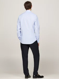 Koszule*Tommy Hilfiger Koszula Smart Casual O Wąskim Kroju W Paski TH CLASSIC BLUE STRIPE